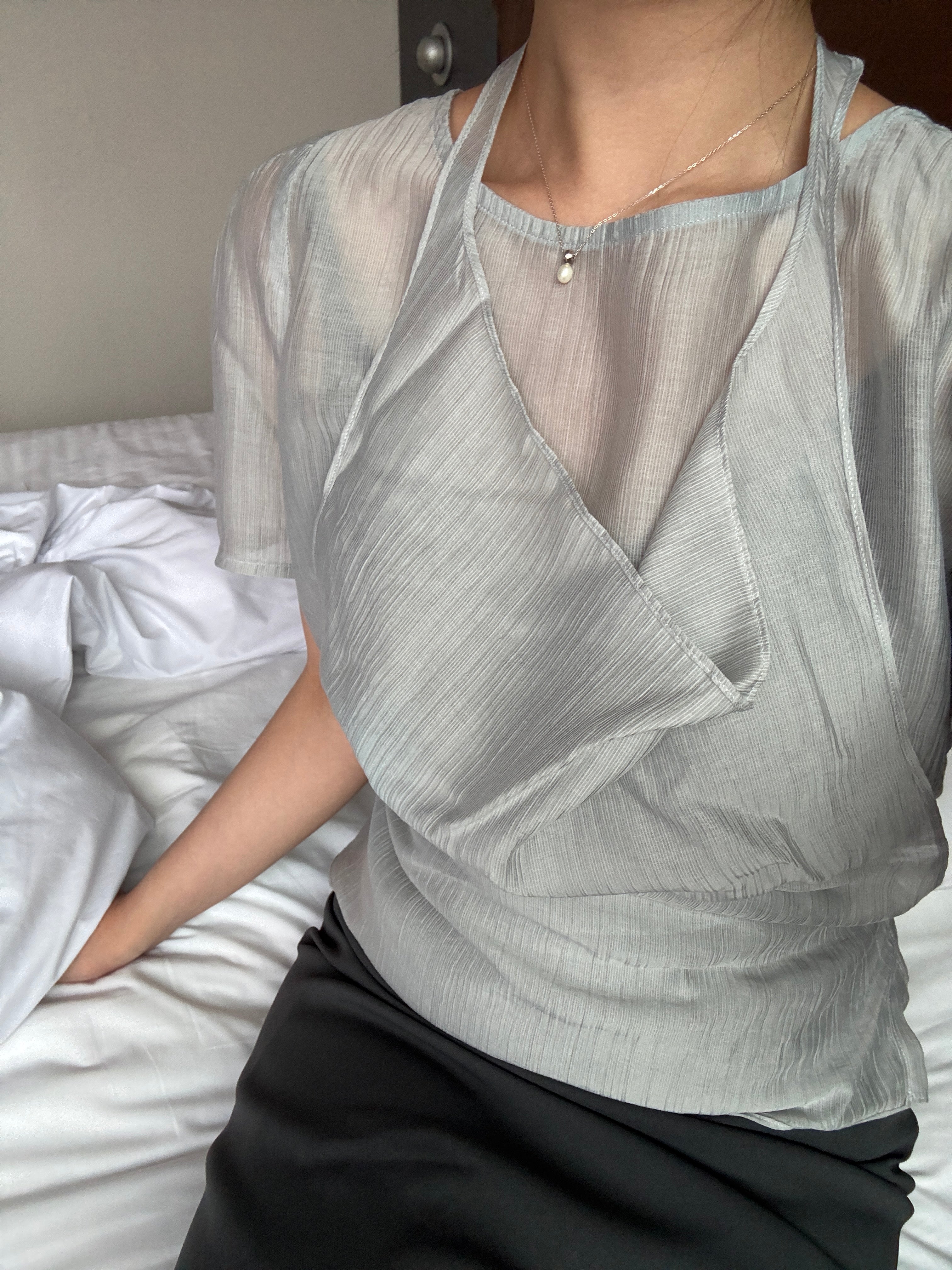 真兩件氣質Onni blouse