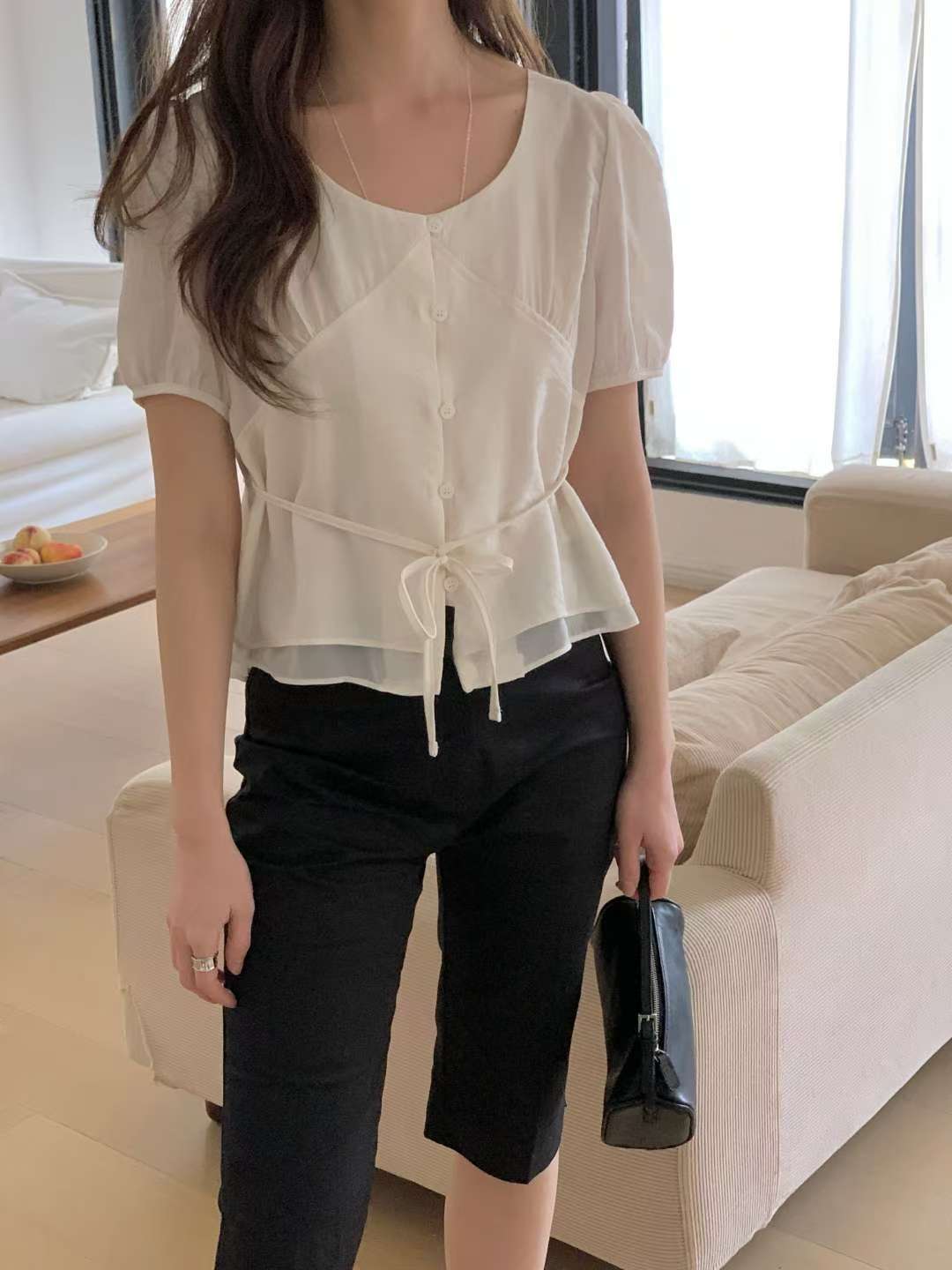韓國姐姐的氣質layer blouse