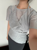 真兩件氣質Onni blouse
