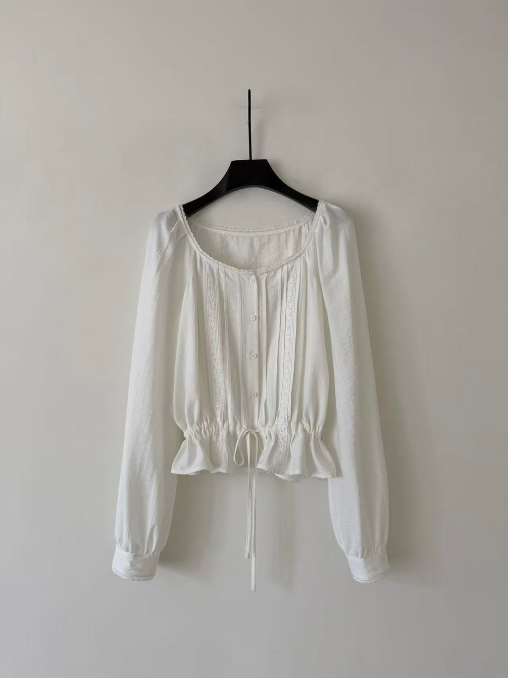 法式女孩的綁帶blouse