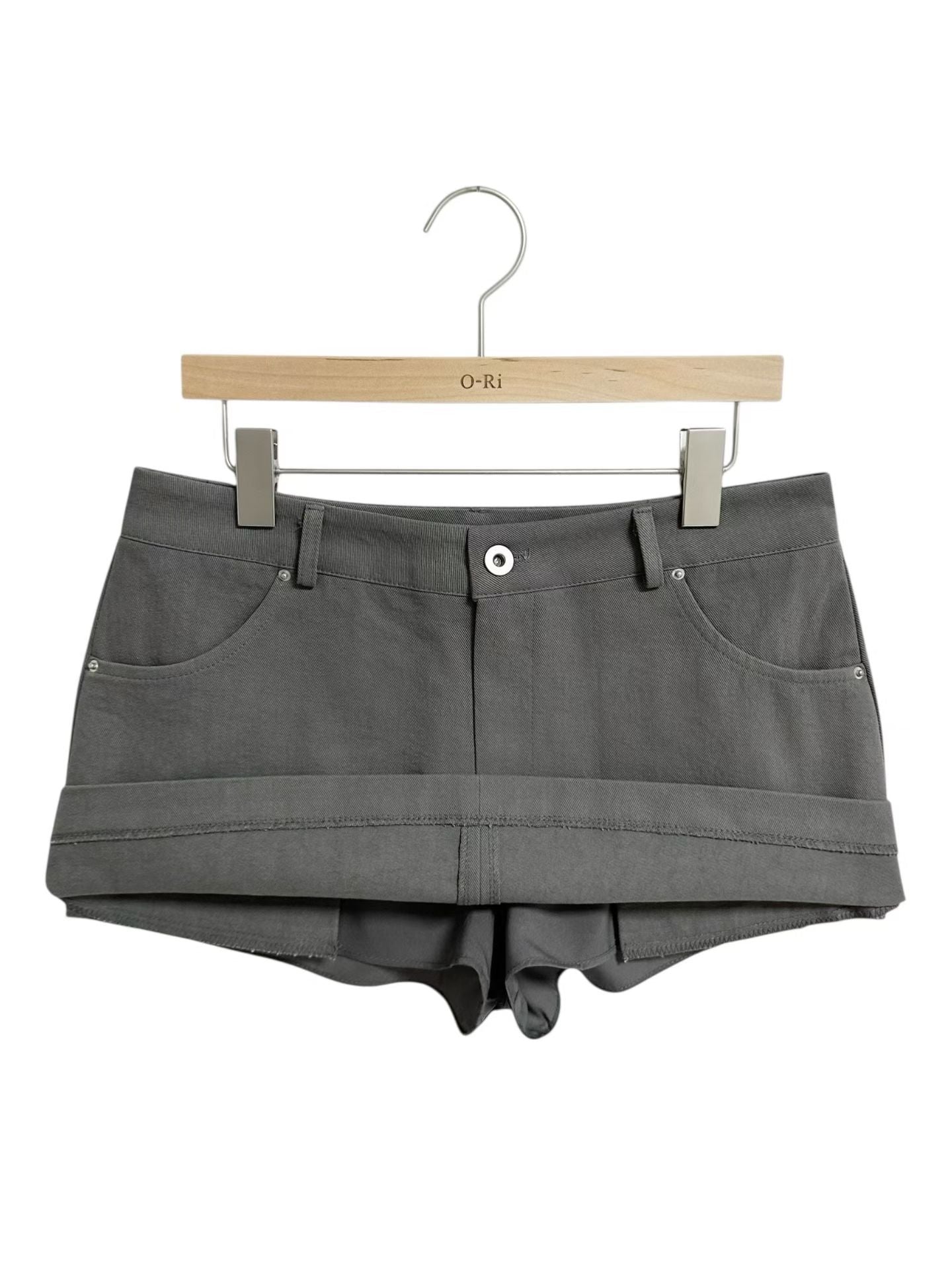 【comeback】ORI mid-waist skirt（with pant）