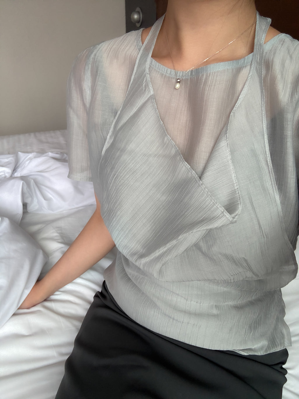 真兩件氣質Onni blouse