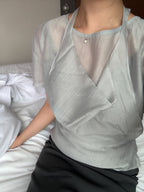 真兩件氣質Onni blouse
