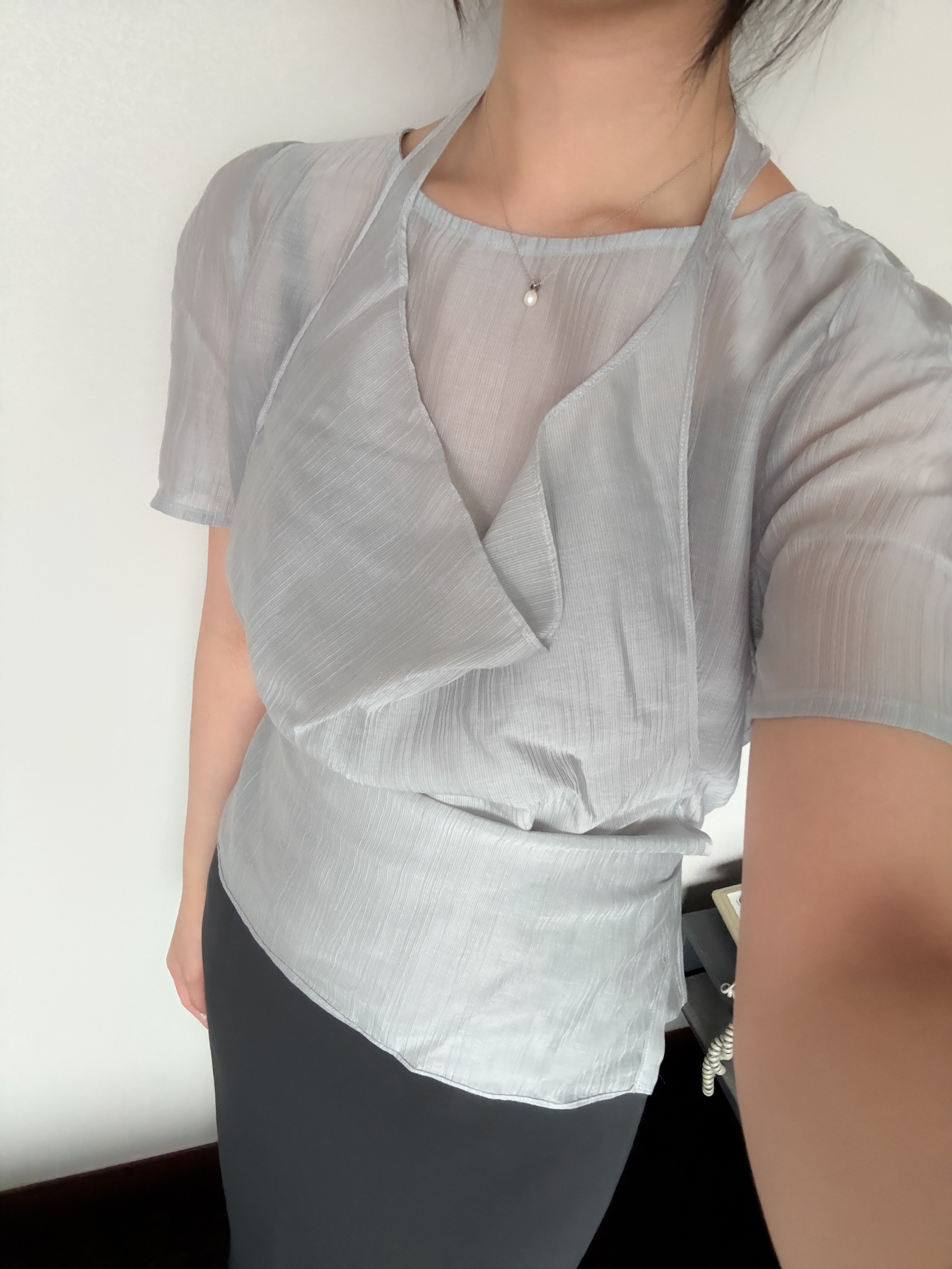 真兩件氣質Onni blouse