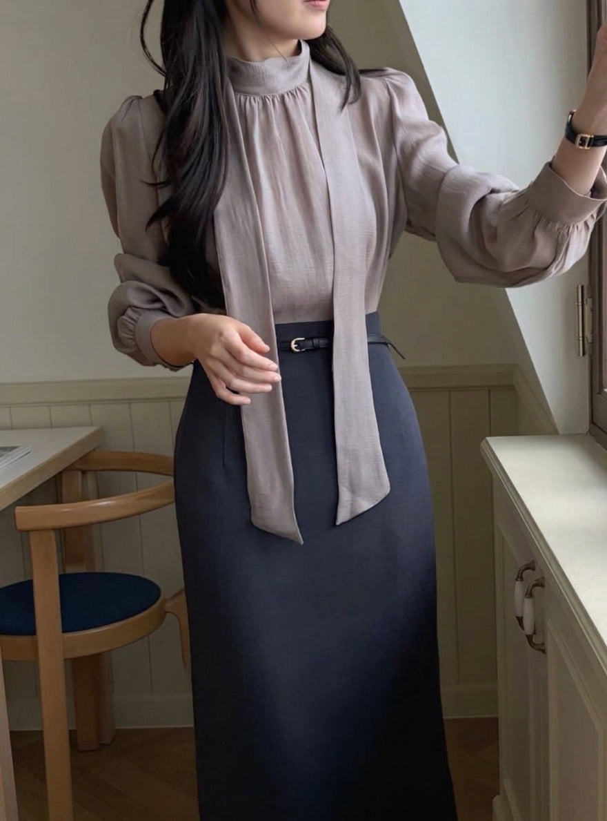 氣質ONNI的綁帶blouse