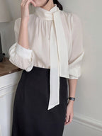 氣質ONNI的綁帶blouse
