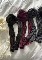 韓妹的氛圍感皺皺scarf
