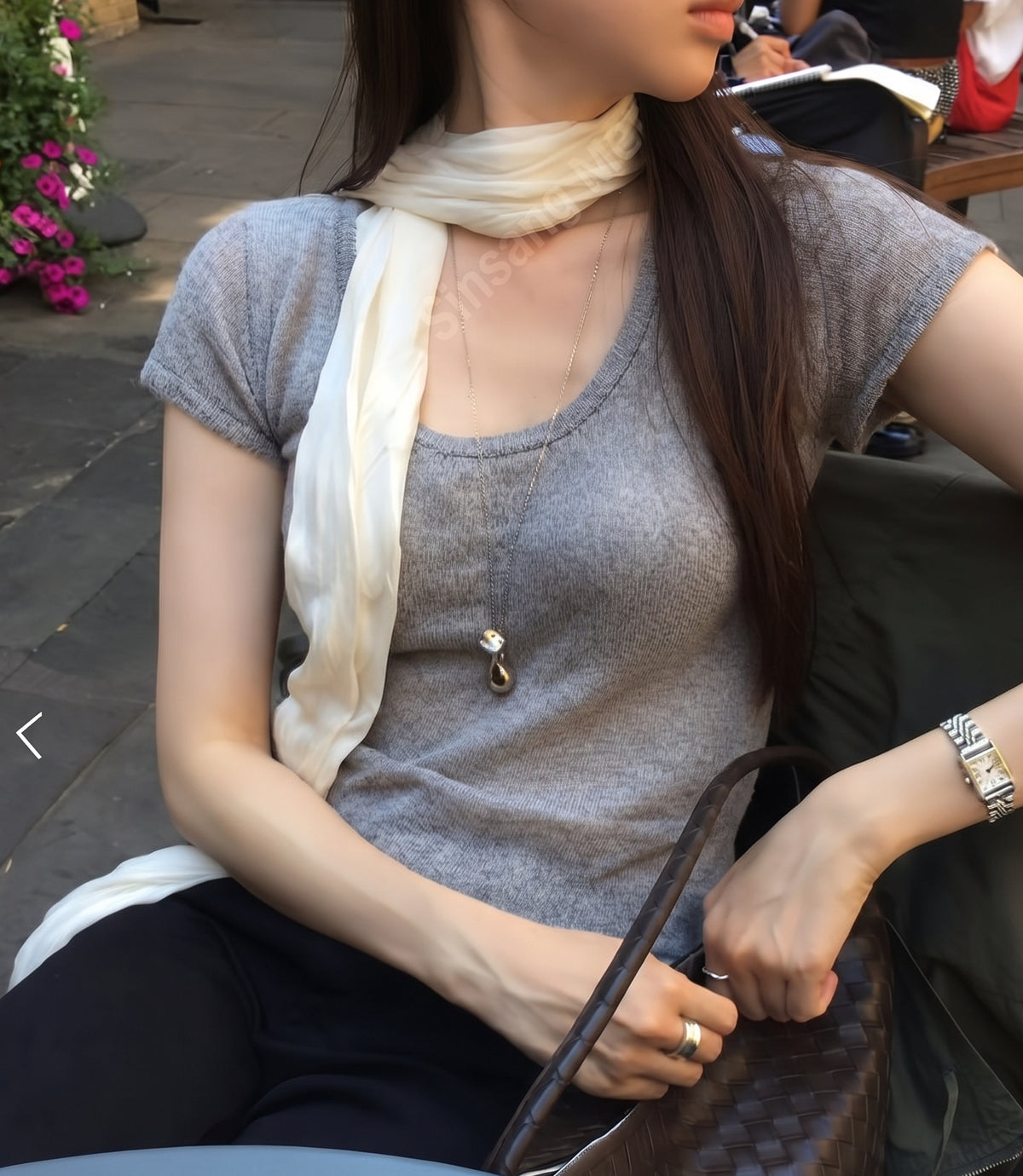 韓妹的氛圍感皺皺scarf