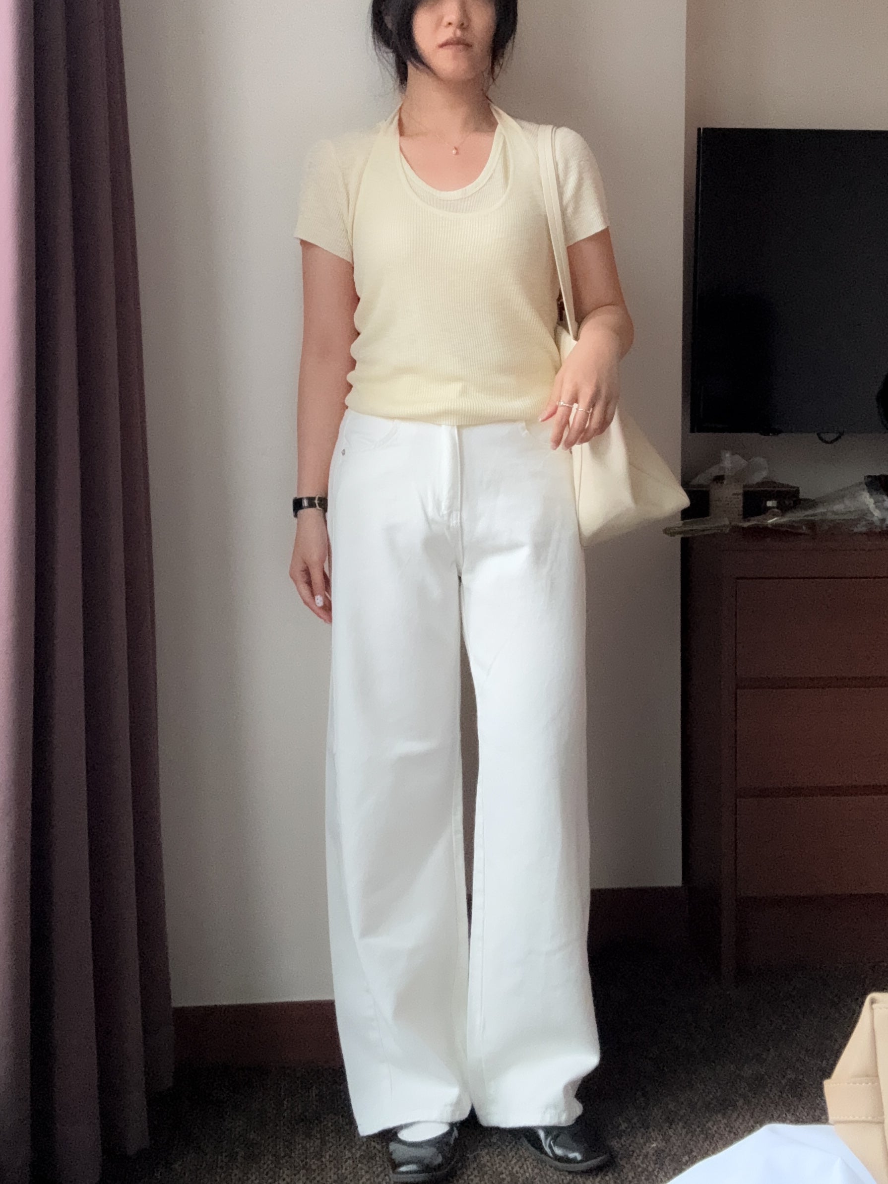 韓妹日常褲//daily wide pant(超軟熟）
