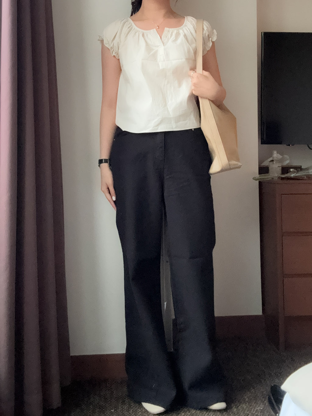 氣質姐姐的button blouse