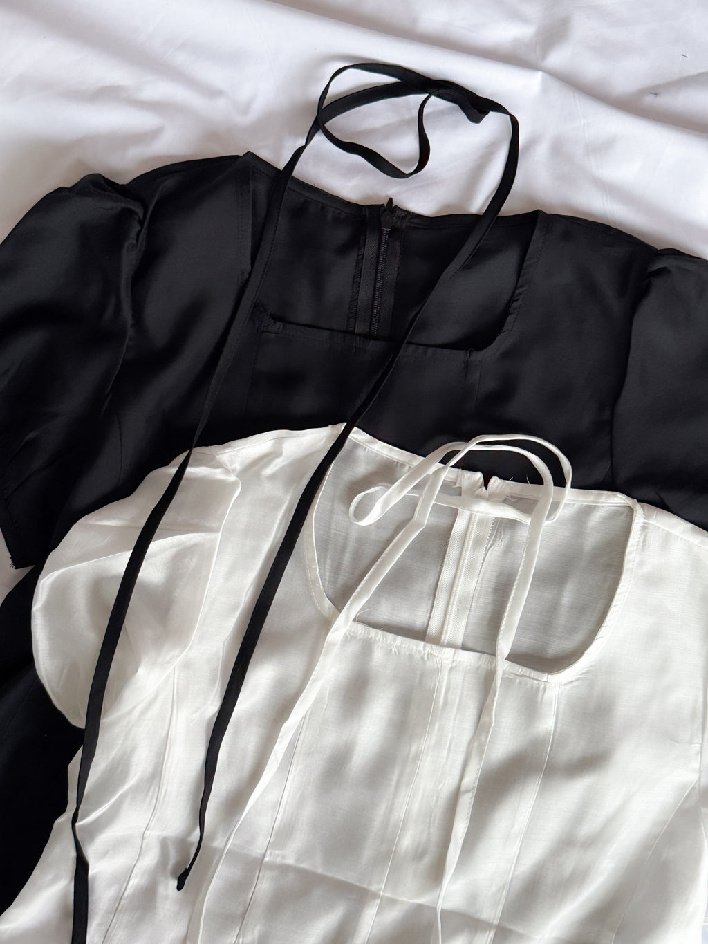 2way氣質感方領blouse