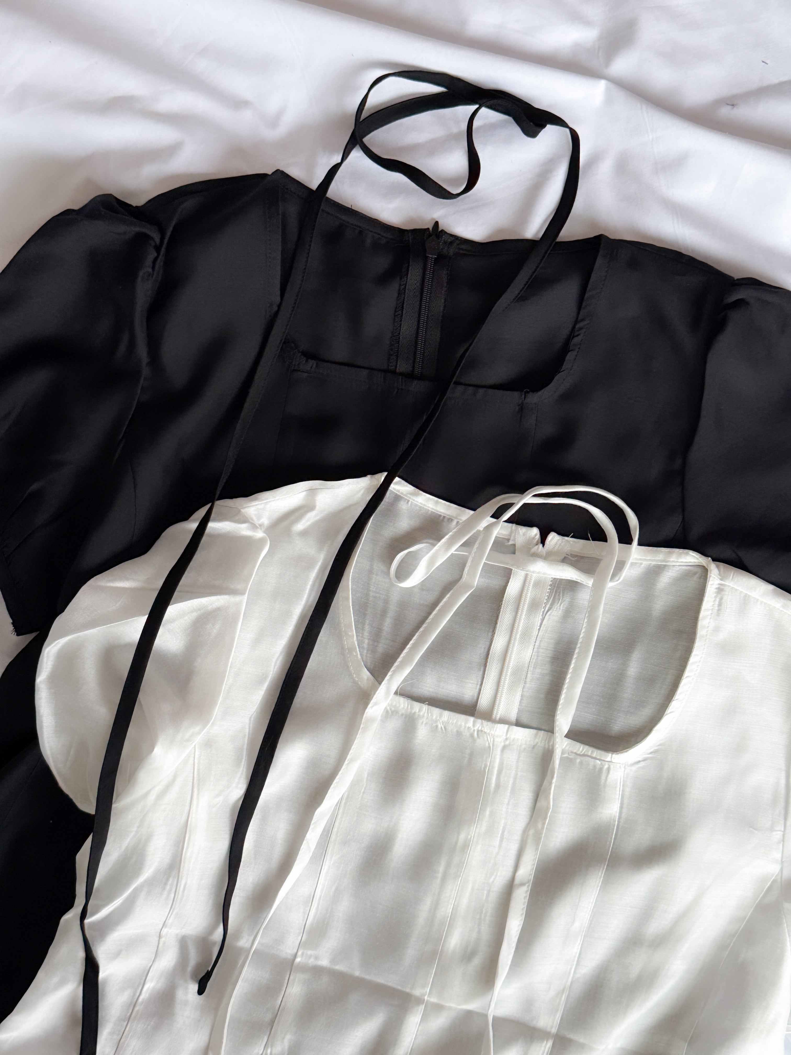 2way氣質感方領blouse