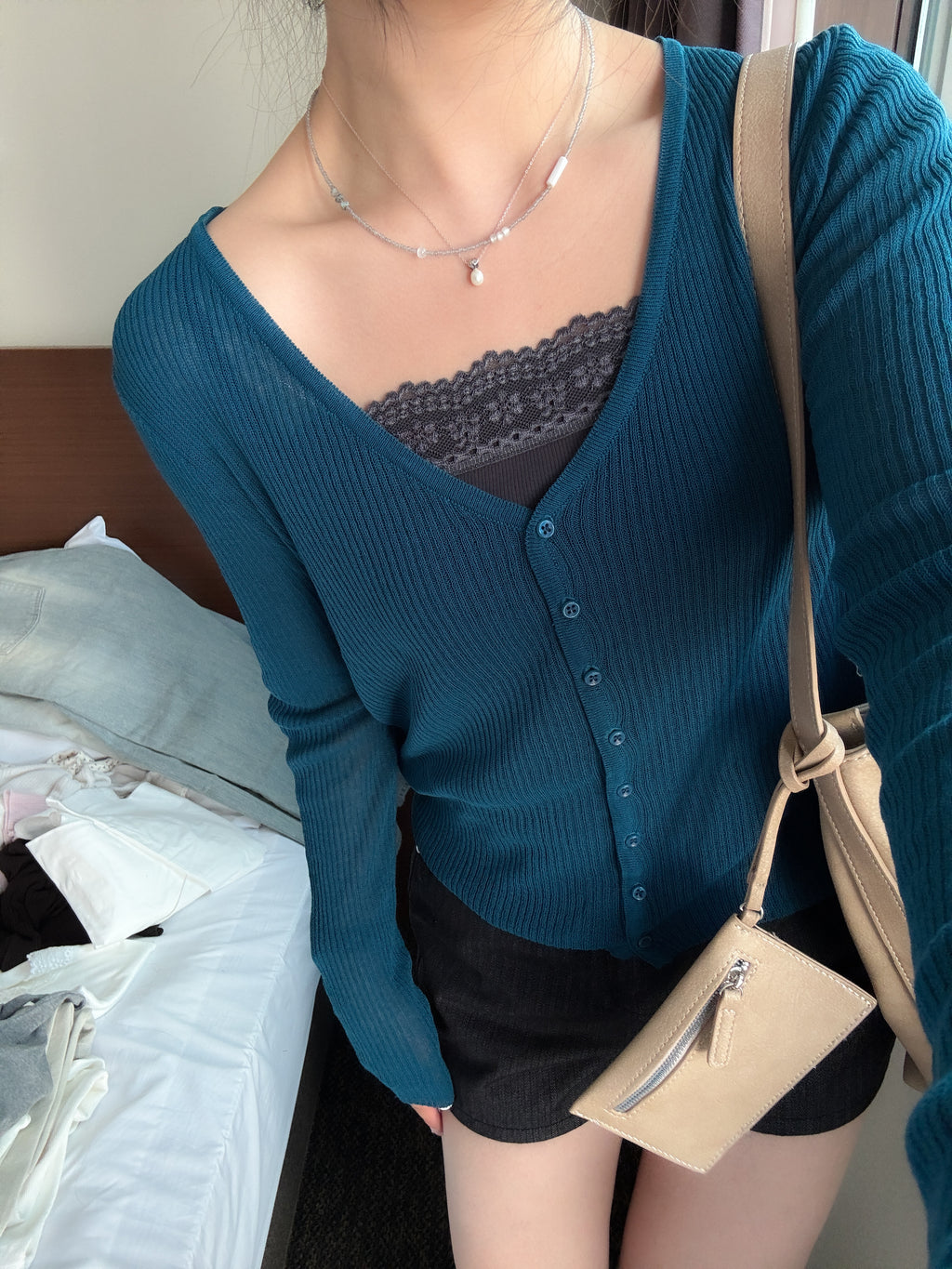 ORI//甜酷色系cardigan