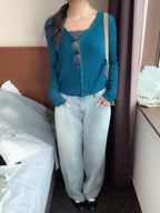 ORI//甜酷色系cardigan
