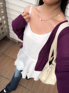 ORI//甜酷色系cardigan