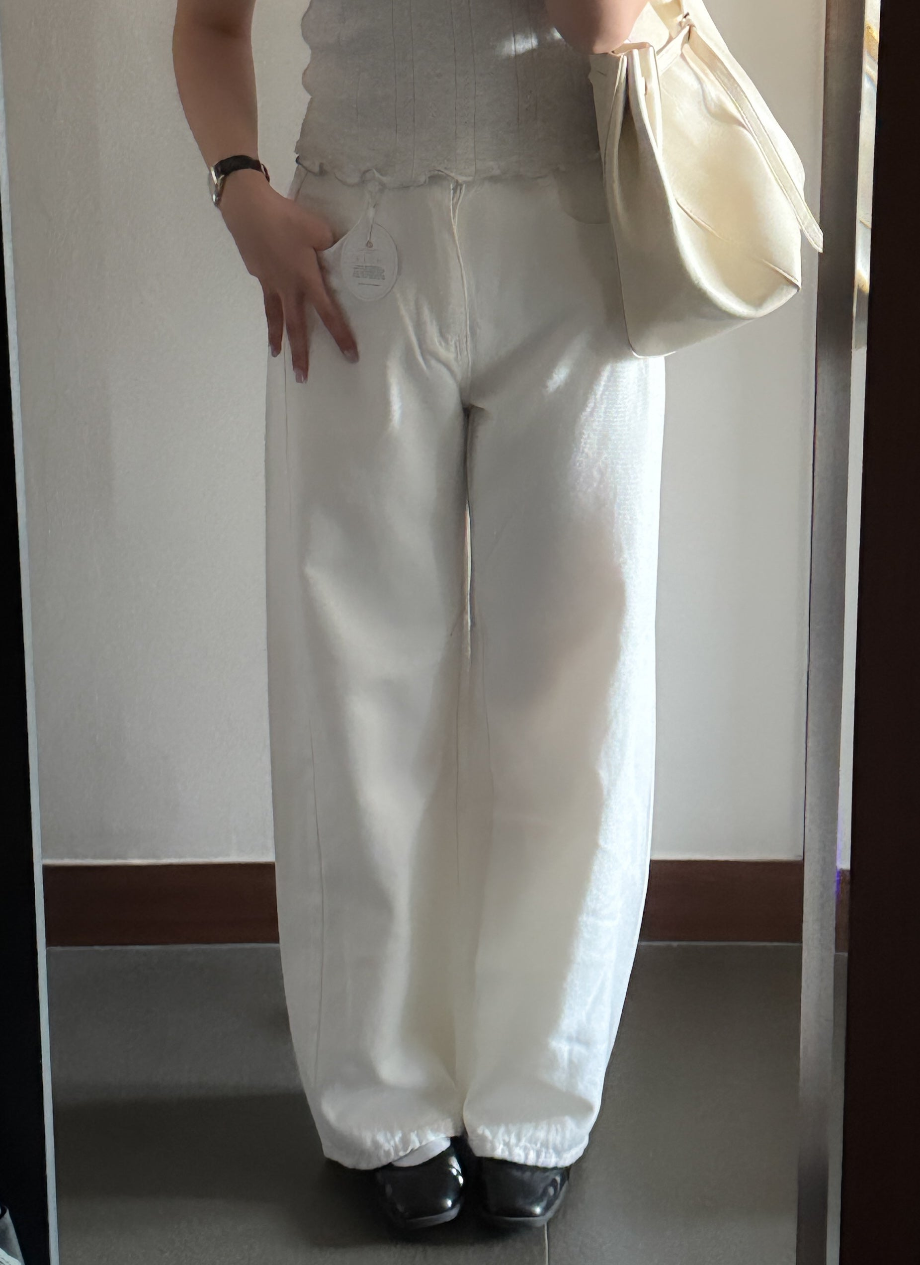 韓妹日常褲//daily wide pant(超軟熟）
