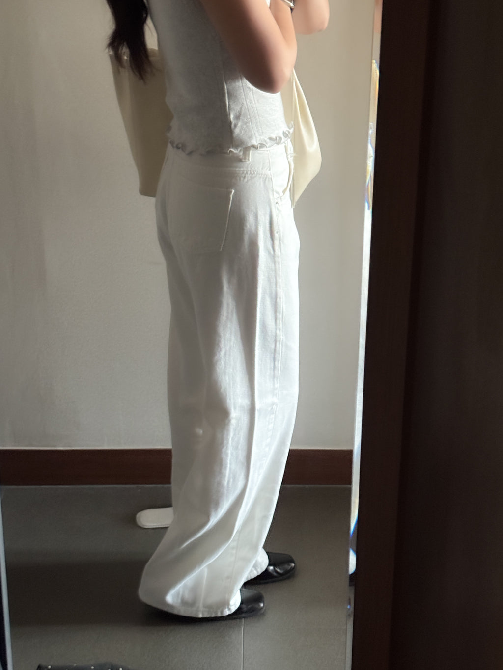 韓妹日常褲//daily wide pant(超軟熟）