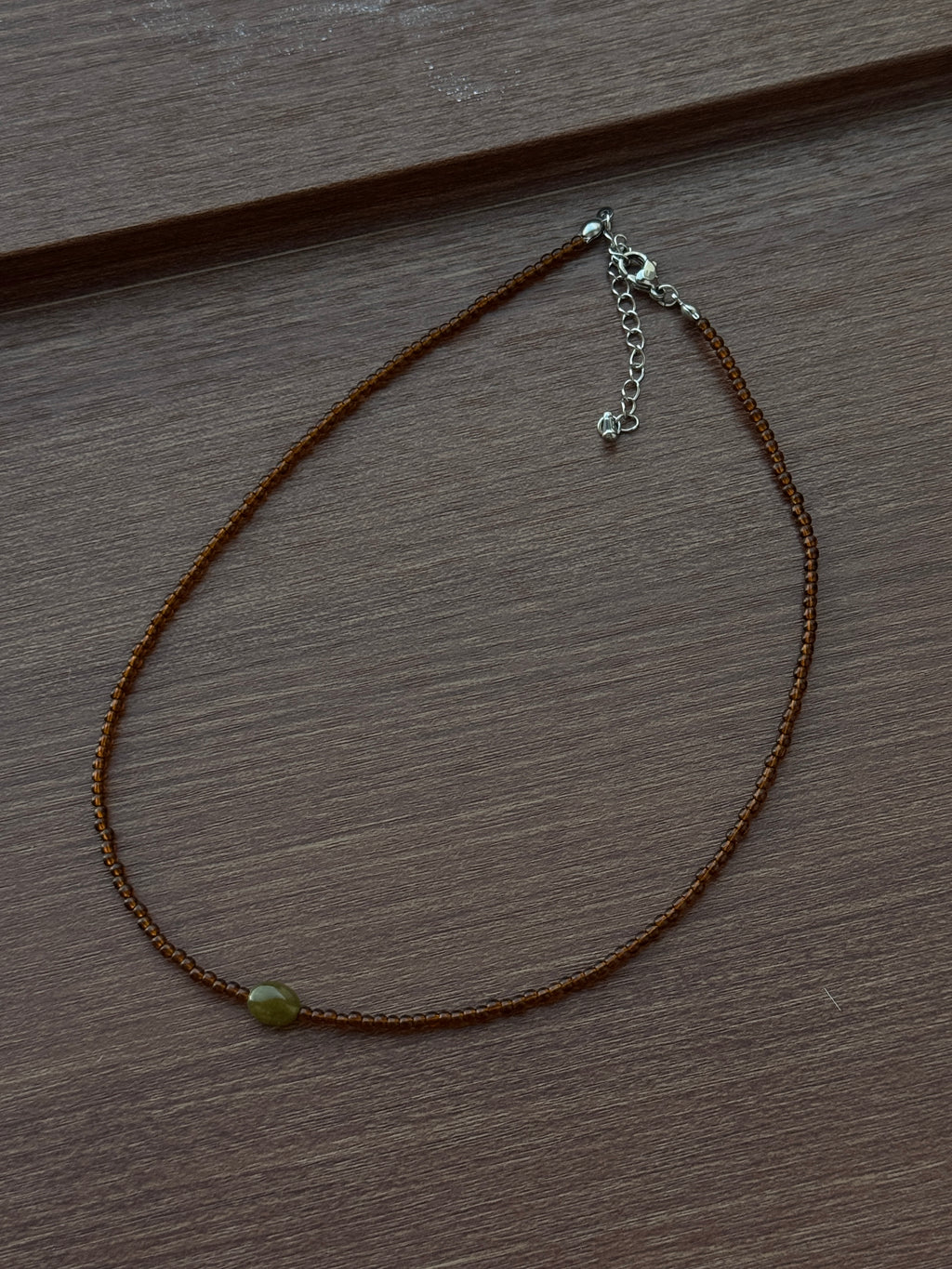 brown vintage necklace