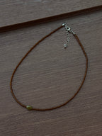 brown vintage necklace
