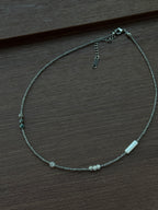 grey vintage necklace