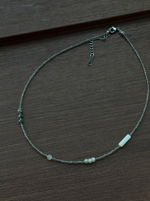 grey vintage necklace