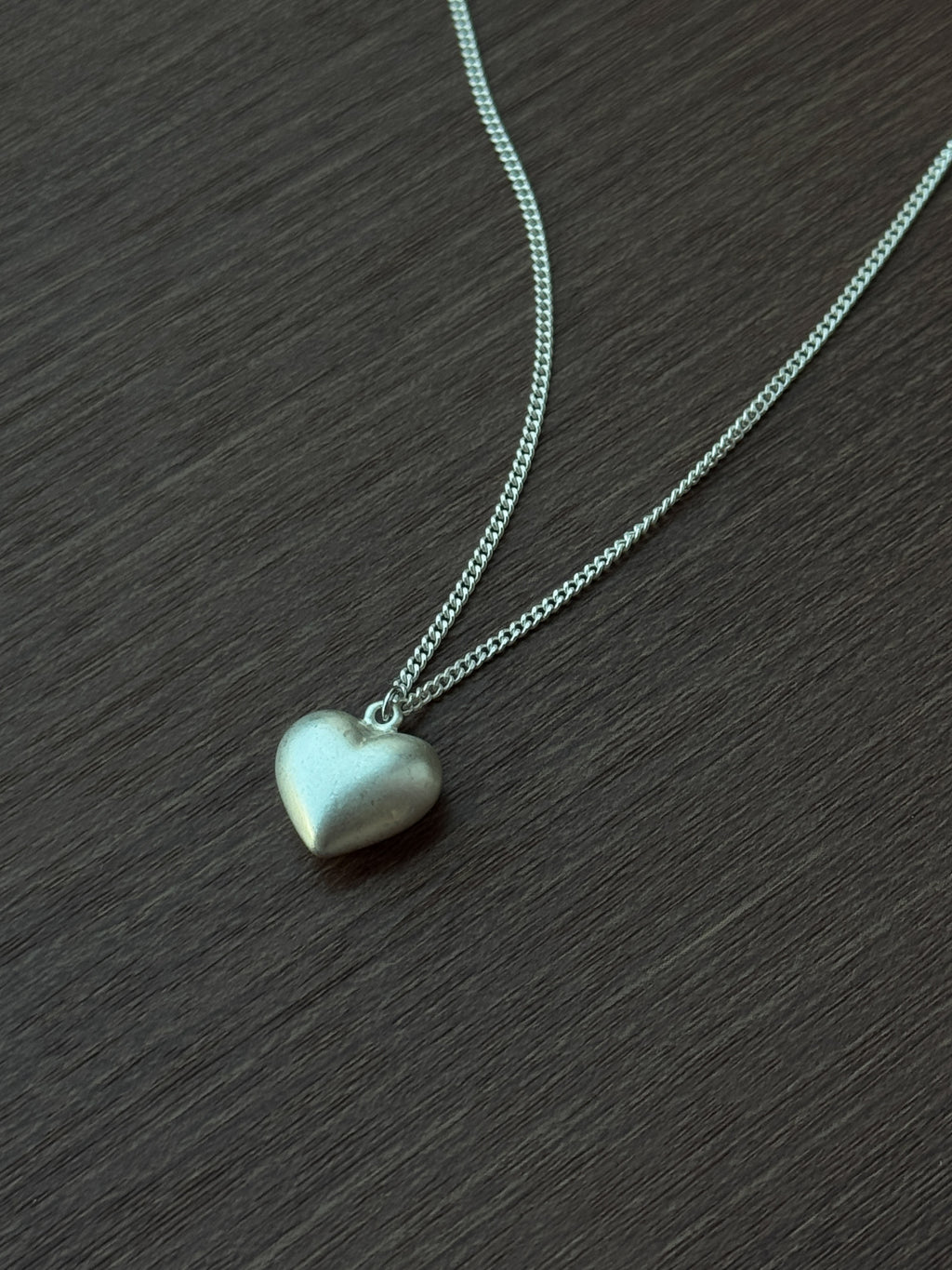 super long heart necklace