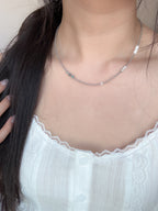 grey vintage necklace