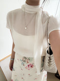 高級氣質ONNI感scarf blouse（超適合著去婚禮！）