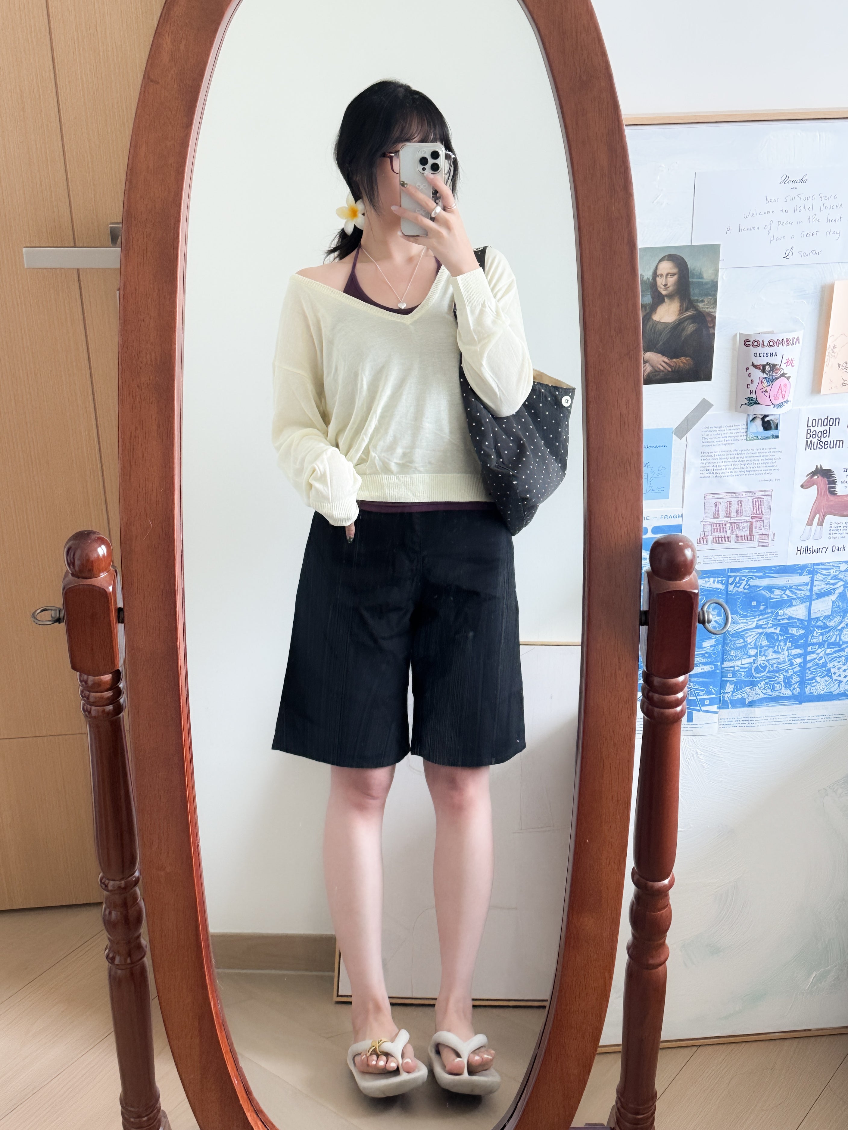 ONNI的夏天休閒感中褲