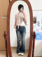 高級氣質ONNI感scarf blouse（超適合著去婚禮！）