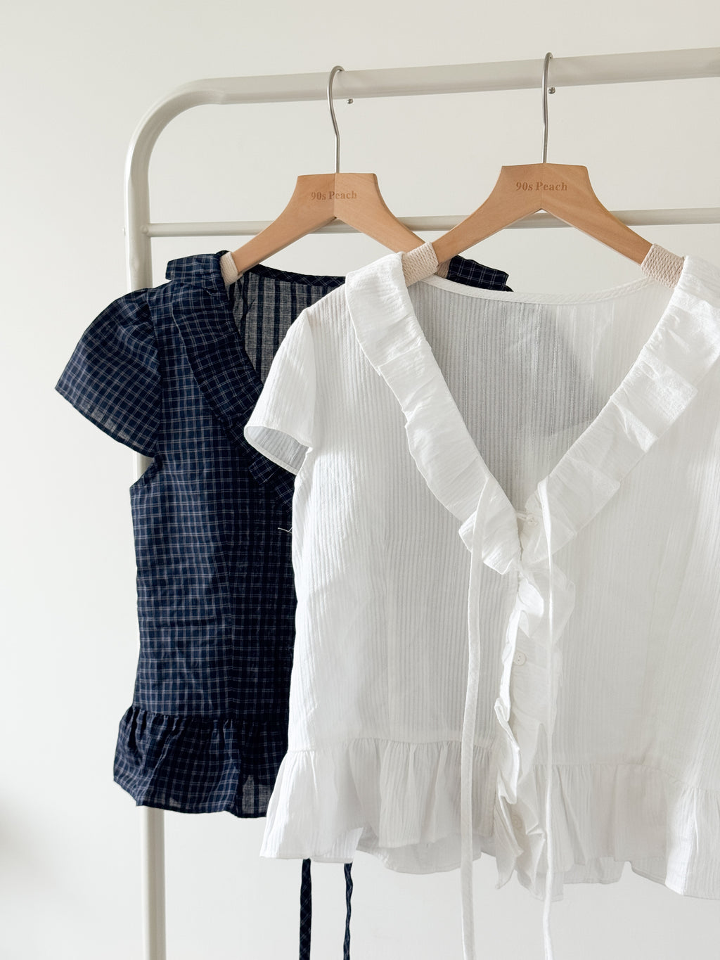 法式復古感ruffle blouse