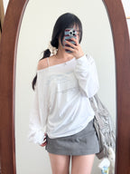casual angel tee