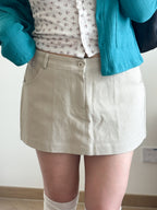 【comeback】ORI mid-waist skirt（with pant）