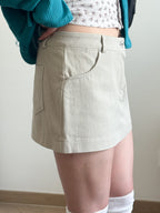 【comeback】ORI mid-waist skirt（with pant）