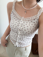 vintage floral tank