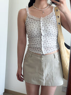 vintage floral tank