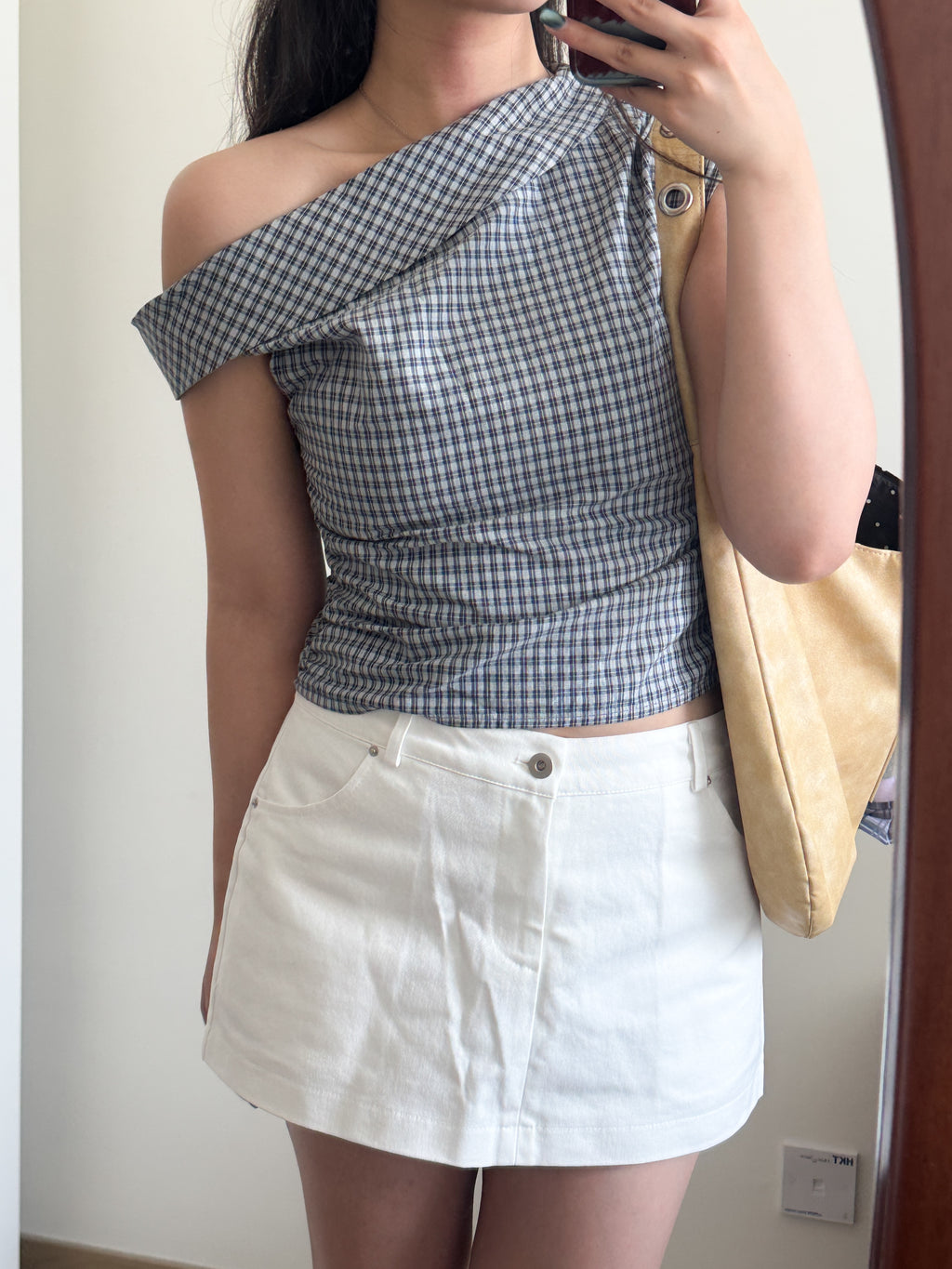 【comeback】ORI mid-waist skirt（with pant）
