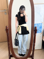 復古少女感波點DRESS