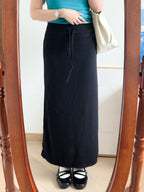 slim cotton skirt