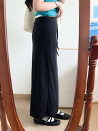 slim cotton skirt