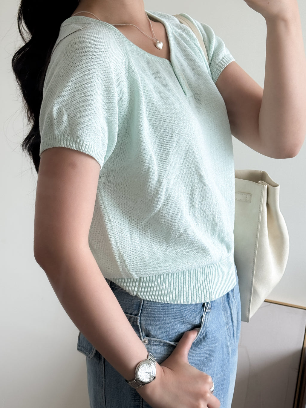 氣質休閒感button knit
