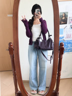 vintage polka dot vest (可調較肩帶長短）