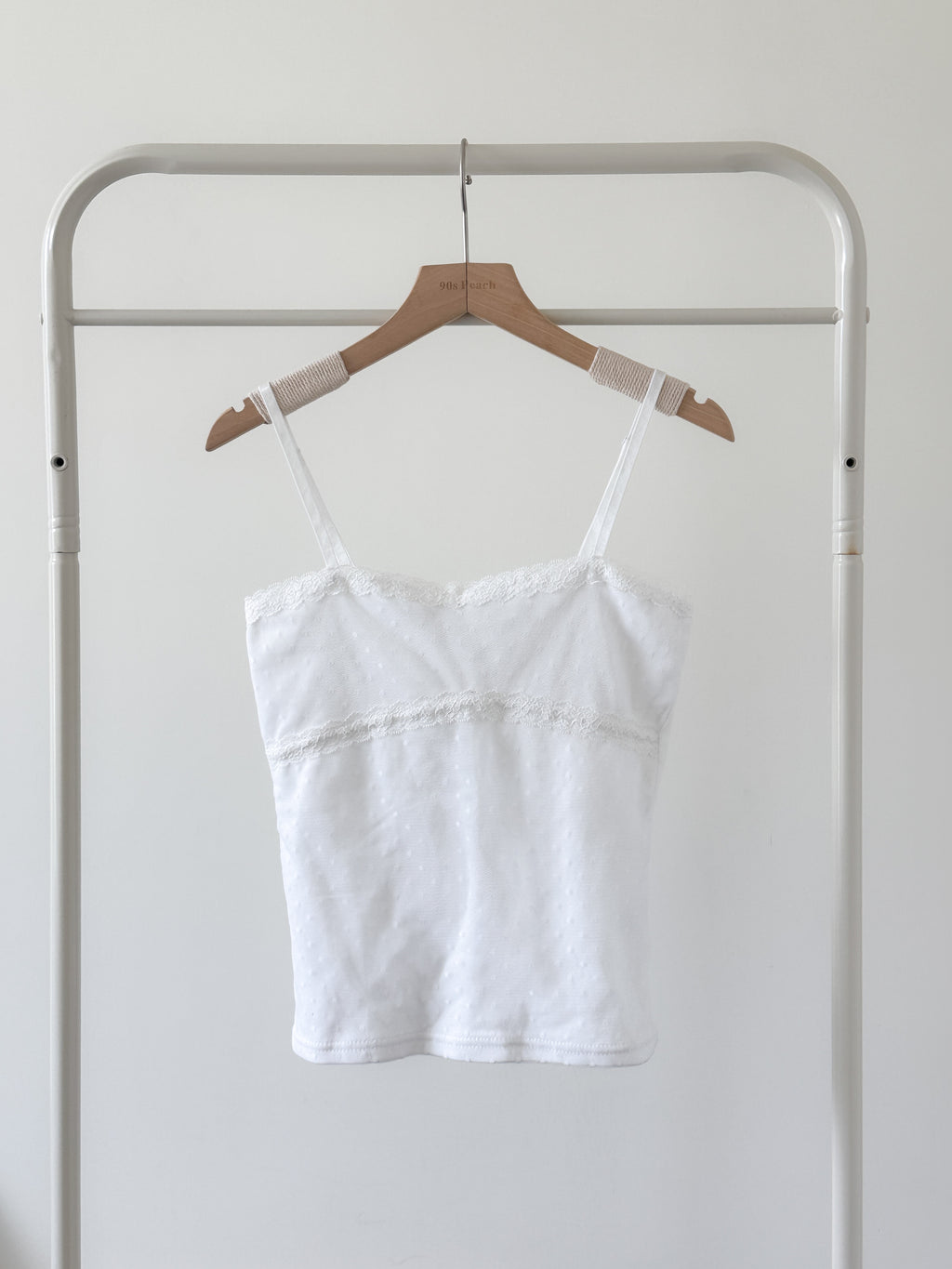 vintage polka dot vest (可調較肩帶長短）