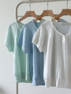 氣質休閒感button knit