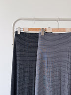 高妹必入//super long striped skirt