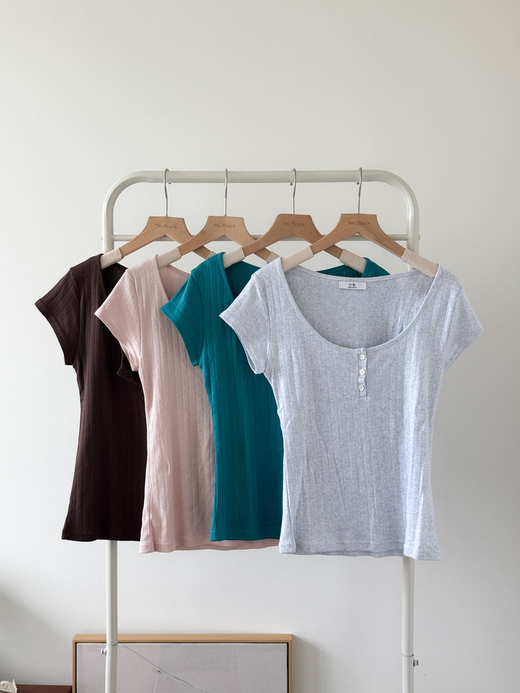 Ori casual button tee