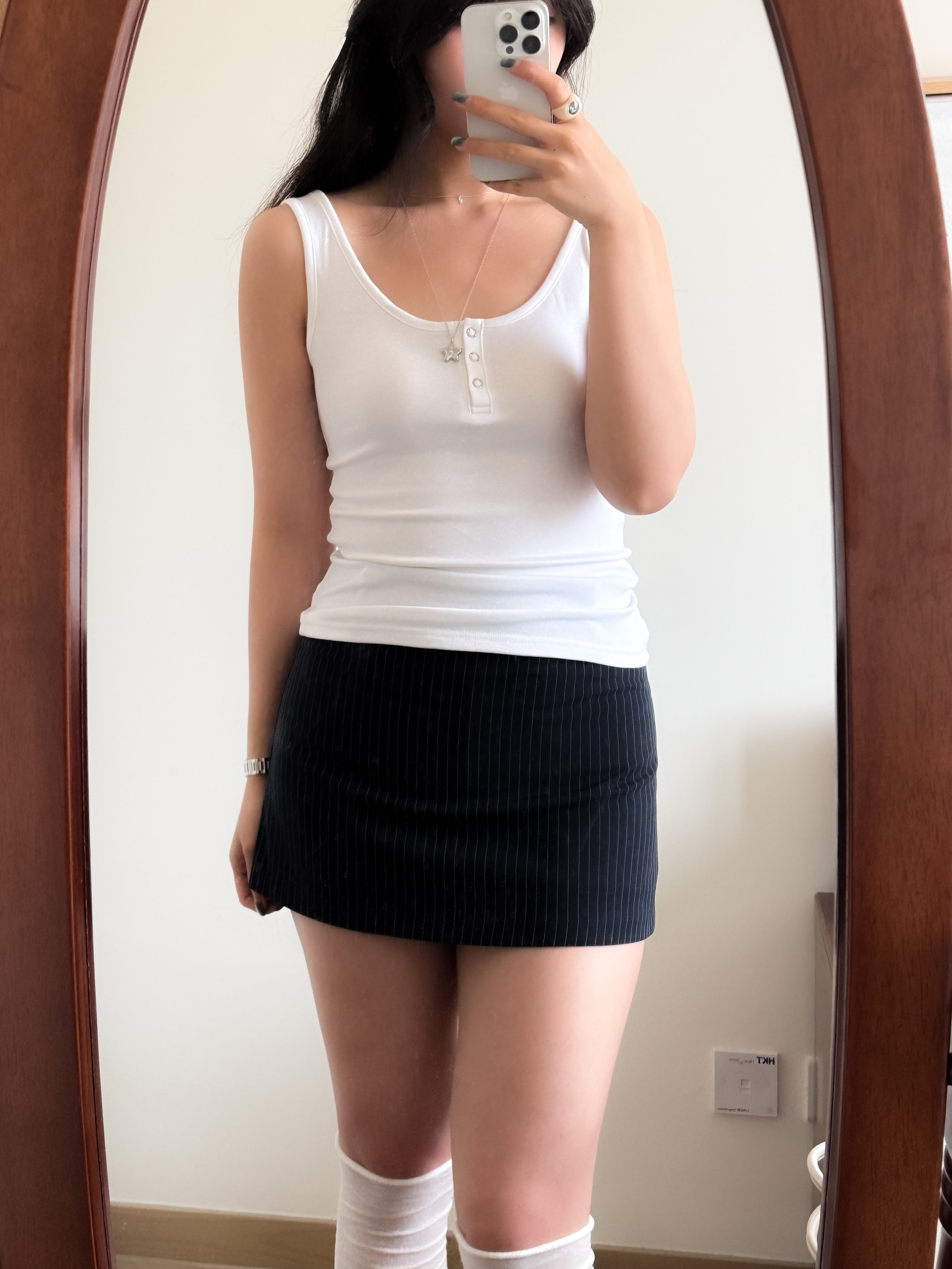 春夏的西裝短裙褲with belt