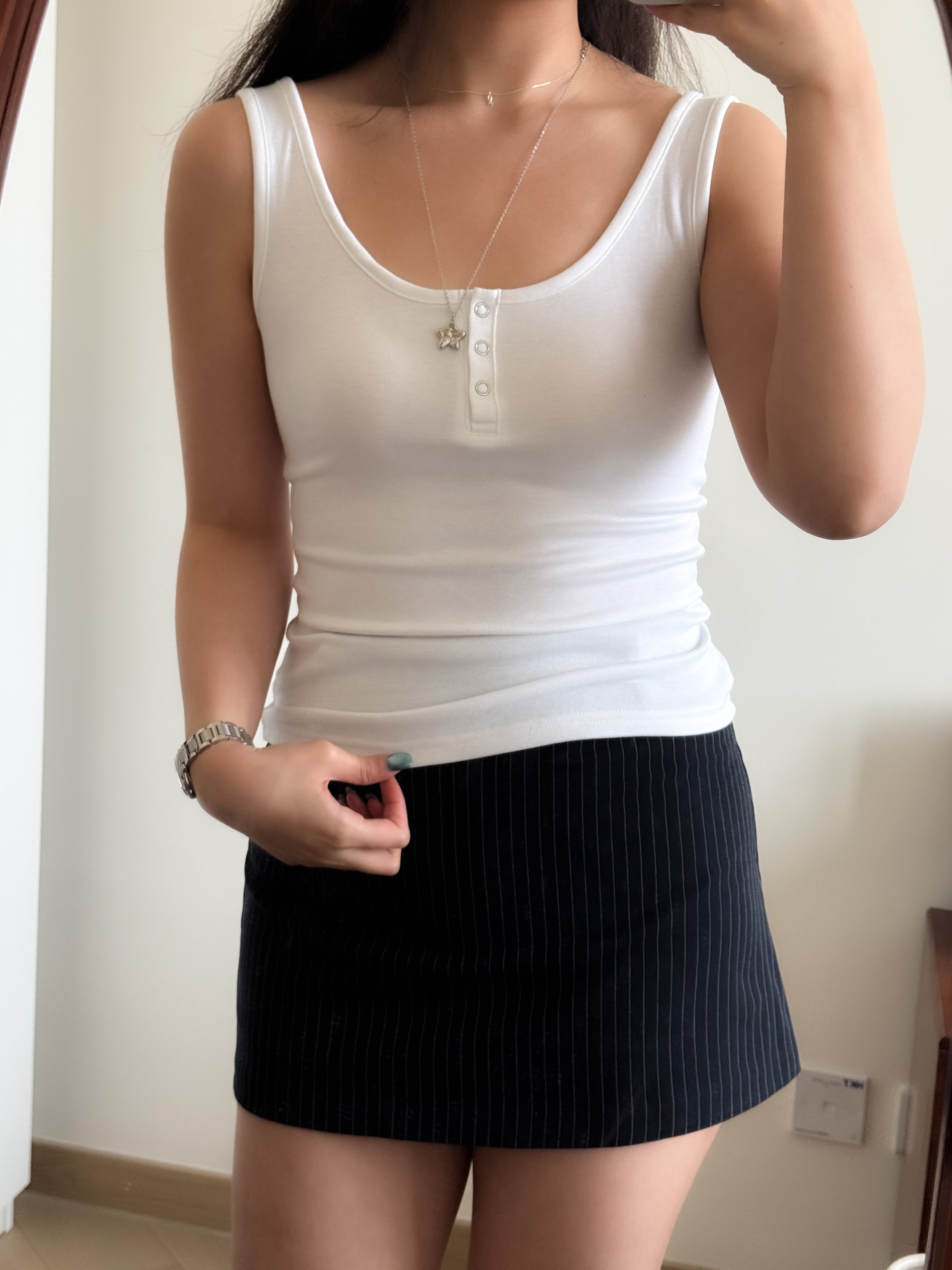 ORI button sleeveless
