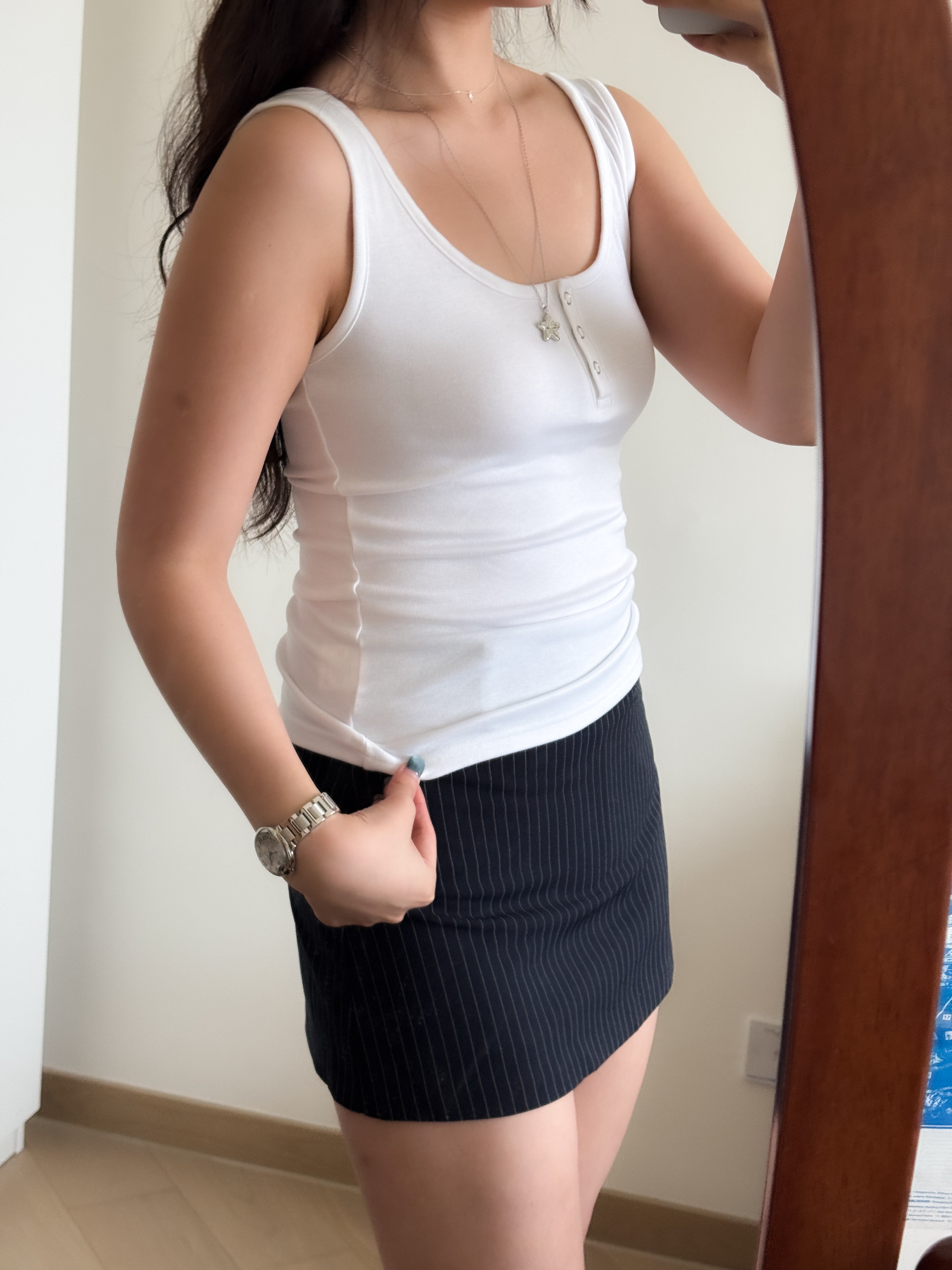 ORI button sleeveless