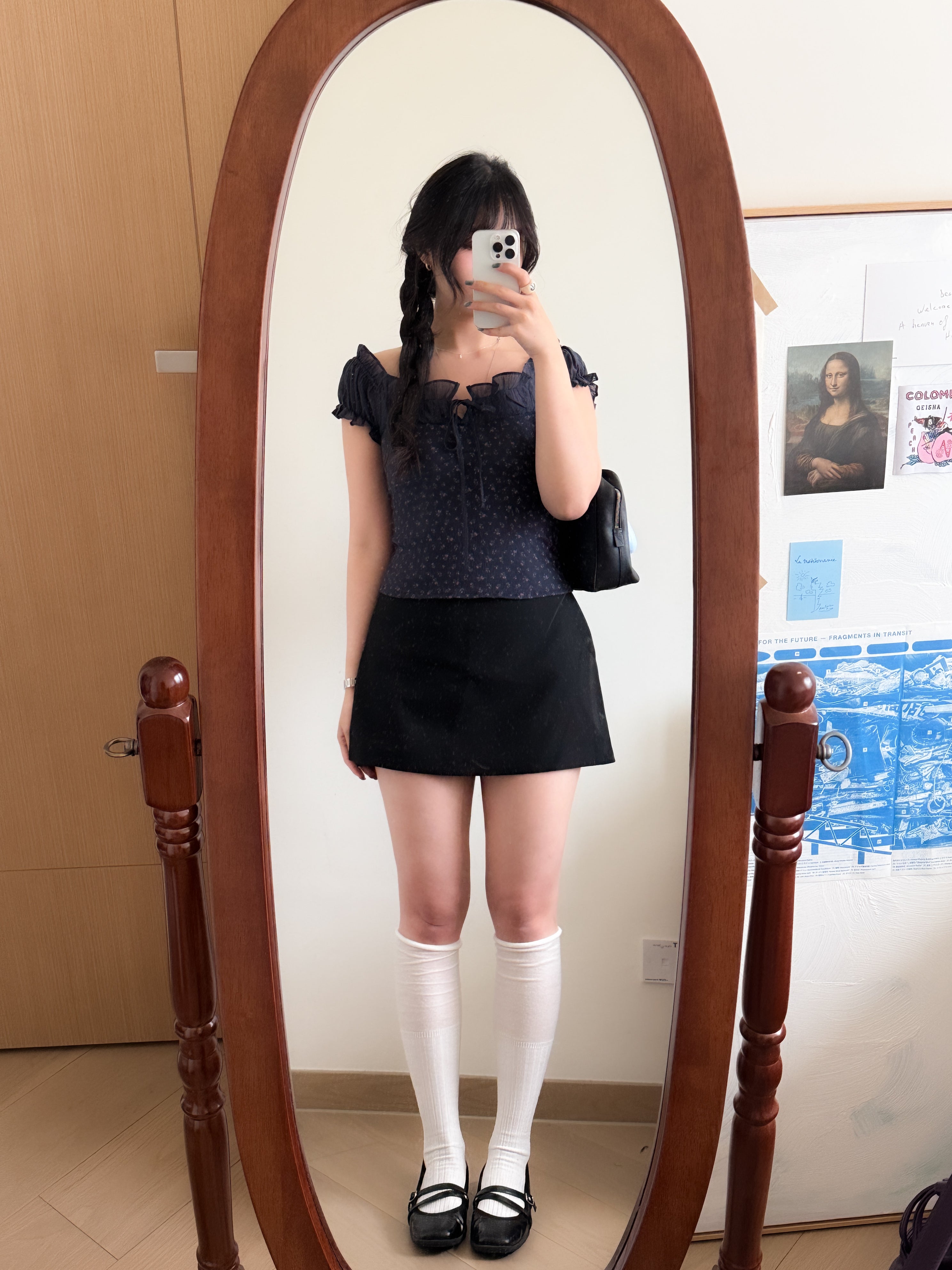 少女氣質感碎花blouse